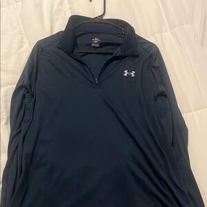 Under Armour Navy Blue Quarter-Zip Pullover